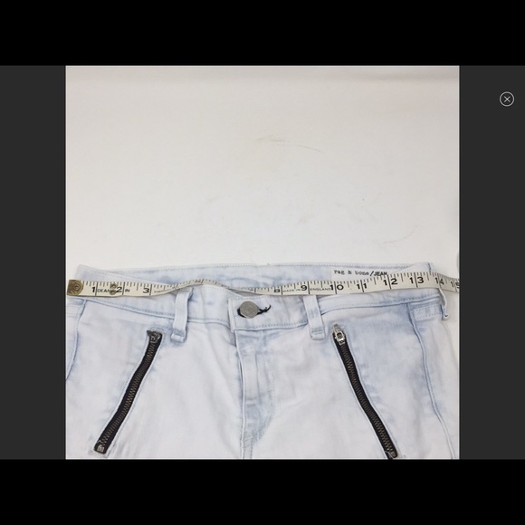 UEC Rag & Bone Bleached Jeans Sz 27 - Picture 6 of 8